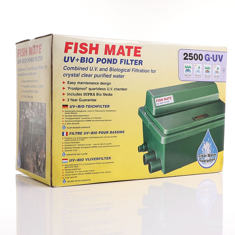 Fish Mate Gravity UV Pond Filter: 2500 GUV